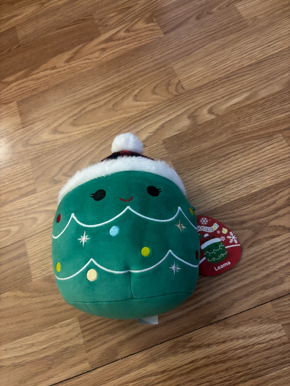 Squishmallows Leama Christmas Tree Plush